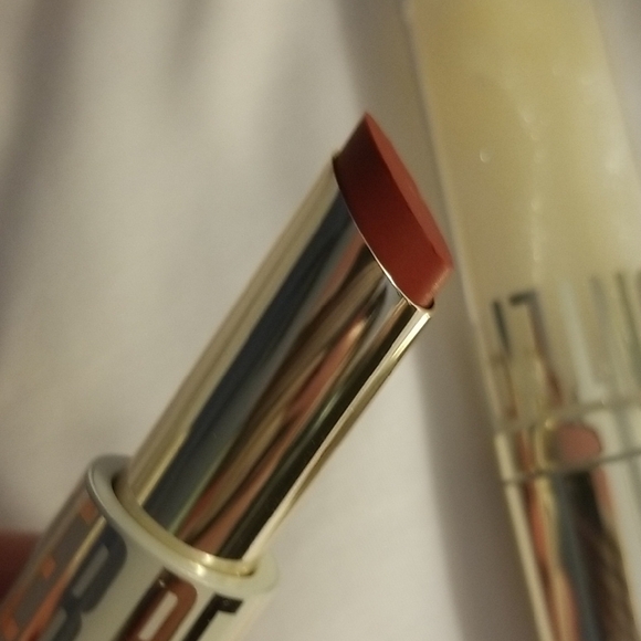 BOGO Beautycounter Red Lip Color In Cherry With Quartz Gloss - Picture 3 of 3